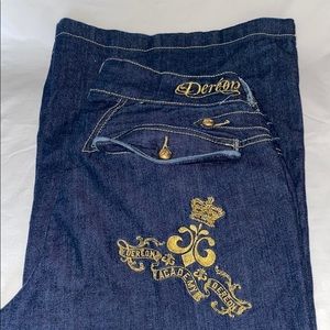 Vintage Dereon Wide Leg Jeans